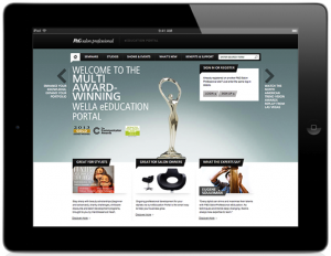Wella PnG education iPad